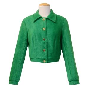 Bernie Dexter Lynsey Cotton Fleece Green Jacket S
